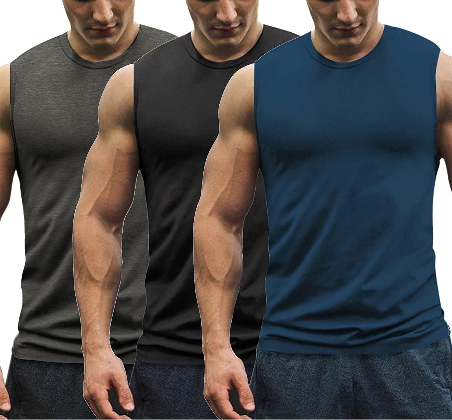 71v3ZTelAgL._AC_SL1500_.jpg Men's Workout wears - Image 1